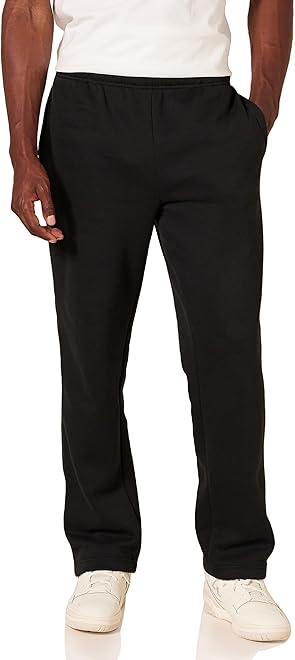 Men's Relaxed Straight Leg Fleece Open Bottom Sweatpant (Available in Big & Tall)