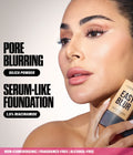Easy Blur Natural Airbrush Foundation with Niacinamide - Makeup Tool